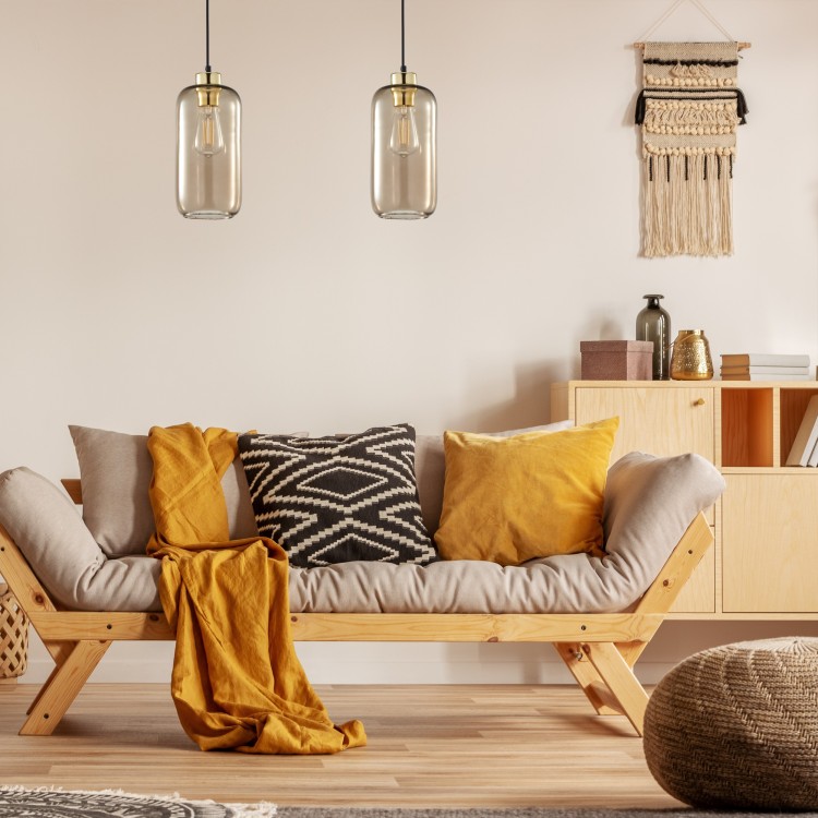 MARCO Lampa wisząca 1 3314 TK Lighting Złoty, Czarny Brązowy