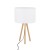 TOKYO WHITE Lampka nocna 1 SOSNA POSTARZANA 5290 TK Lighting Sosna, Czarny Biały