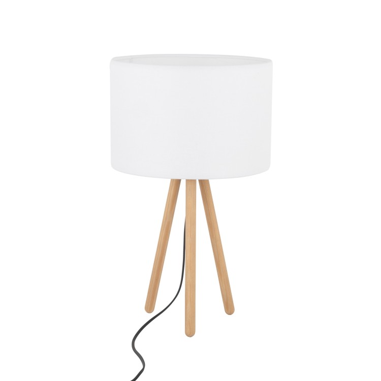 TOKYO WHITE Lampka nocna 1 SOSNA POSTARZANA 5290 TK Lighting Sosna, Czarny Biały