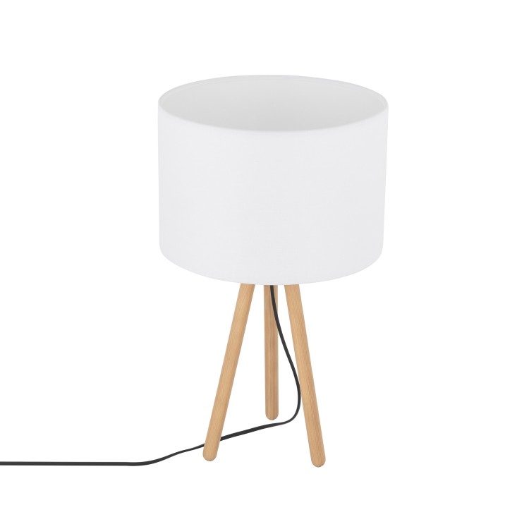 TOKYO WHITE Lampka nocna 1 SOSNA POSTARZANA 5290 TK Lighting Sosna, Czarny Biały