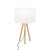 TOKYO WHITE Lampka nocna 1 SOSNA POSTARZANA 5290 TK Lighting Sosna, Czarny Biały