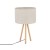 TOKYO NATURE Lampka nocna 1 SOSNA POSTARZANA 5291 TK Lighting Sosna, Czarny Len