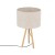 TOKYO NATURE Lampka nocna 1 SOSNA POSTARZANA 5291 TK Lighting Sosna, Czarny Len