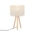 TOKYO NATURE Lampka nocna 1 SOSNA POSTARZANA 5291 TK Lighting Sosna, Czarny Len