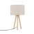 TOKYO NATURE Lampka nocna 1 SOSNA POSTARZANA 5291 TK Lighting Sosna, Czarny Len