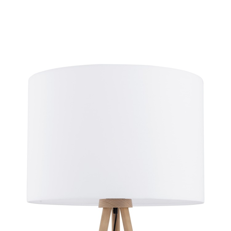 TOKYO WHITE Lampa podłogowa 1 SOSNA POSTARZANA 5299 TK Lighting Sosna Biały