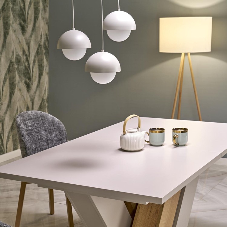 TOKYO NATURE Lampa podłogowa 1 SOSNA POSTARZANA 5284 TK Lighting Sosna, Czarny Len