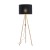 TOKYO BLACK Lampa podłogowa 1 SOSNA POSTARZANA 5286 TK Lighting Sosna, Czarny Czarny
