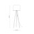 TOKYO BLACK Lampa podłogowa 1 SOSNA POSTARZANA 5286 TK Lighting Sosna, Czarny Czarny