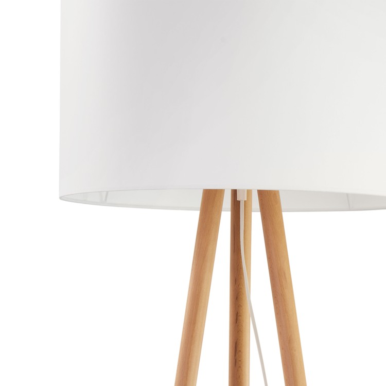 TOKYO Lampa podłogowa 1 SOSNA/BIAŁY 5287 TK Lighting Biały, Sosna Biały