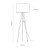 TOKYO Lampa podłogowa 1 SOSNA/BIAŁY 5287 TK Lighting Biały, Sosna Biały