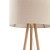 TOKYO Lampa podłogowa 1 SOSNA/LEN 5288 TK Lighting Sosna, Czarny Len