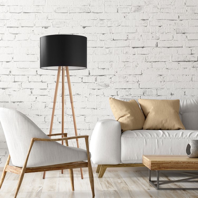 TOKYO Lampa podłogowa 1 SOSNA/CZARNY 5298 TK Lighting Sosna, Czarny Czarny, Biały