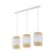 BOHO WHITE Lampa wisząca 3 Listwa 6531 TK Lighting Biały Biały