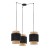 BOHO BLACK Lampa wisząca 3 6549 TK Lighting Czarny Czarny