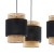 BOHO BLACK Lampa wisząca 3 6549 TK Lighting Czarny Czarny