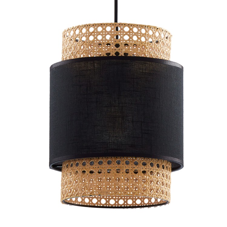 BOHO BLACK Lampa wisząca 1 200 6540 TK Lighting Czarny Czarny
