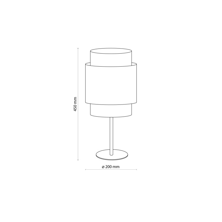 BOHO BLACK Lampka nocna 1 5567 TK Lighting Czarny Czarny