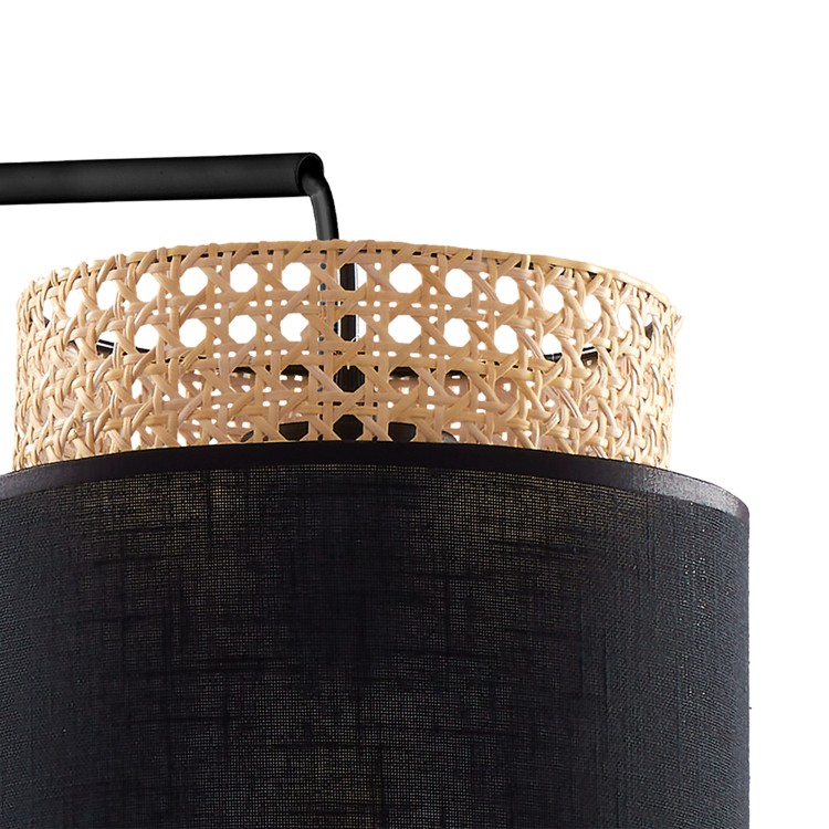 BOHO BLACK Kinkiet 1 6550 TK Lighting Czarny Czarny