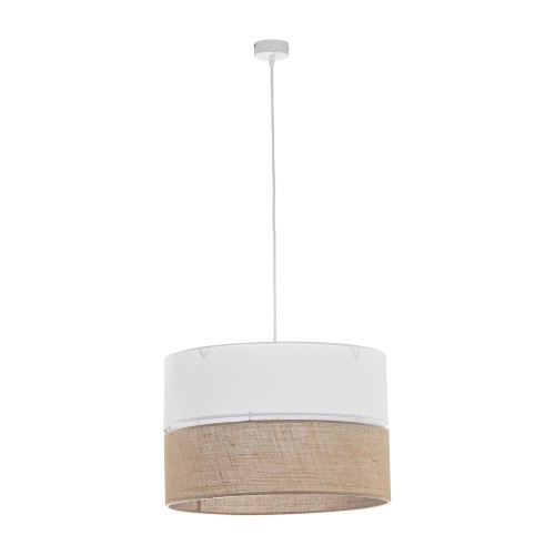 LINOBIANCO Lampa wisząca 3  500 6573 TK Lighting Biały Juta, Biały