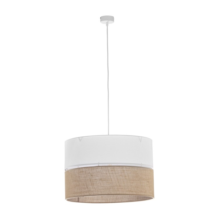LINOBIANCO Lampa wisząca 3  500 6573 TK Lighting Biały Juta, Biały
