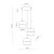 LINOBIANCO Lampa wisząca 3 6575 TK Lighting Biały Juta, Biały