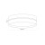LINOBIANCO Lampa sufitowa 4 6578 TK Lighting Biały Juta, Biały