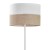 LINOBIANCO Lampa podłogowa 1 5241 TK Lighting Biały Juta, Biały