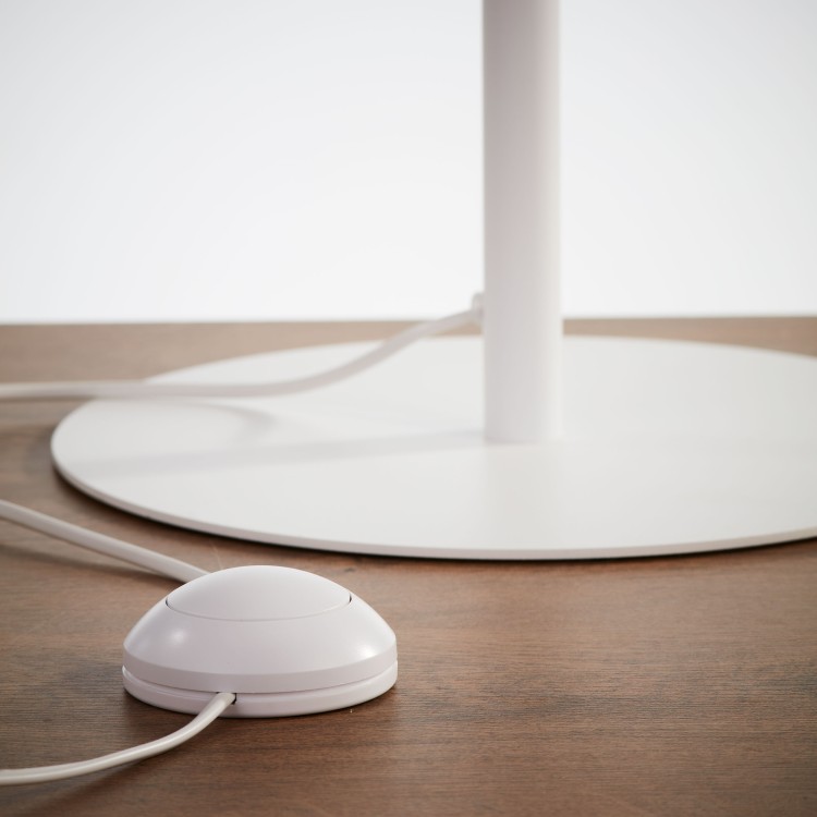 LINOBIANCO Lampa podłogowa 1 5241 TK Lighting Biały Juta, Biały