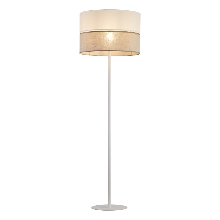 LINOBIANCO Lampa podłogowa 1 5241 TK Lighting Biały Juta, Biały