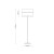 LINOBIANCO Lampa podłogowa 1 5241 TK Lighting Biały Juta, Biały