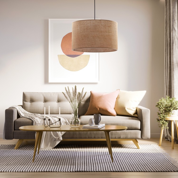 JUTA Lampa wisząca 3 6582 TK Lighting Czarny Juta