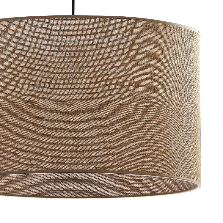 JUTA Lampa wisząca 3 6582 TK Lighting Czarny Juta