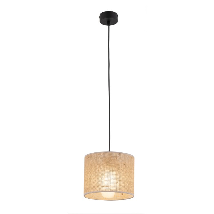 JUTA Lampa wisząca 1 6580 TK Lighting Czarny Juta