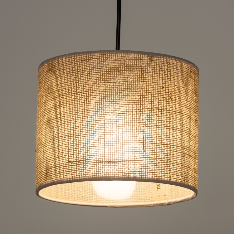 JUTA Lampa wisząca 1 6580 TK Lighting Czarny Juta