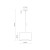 JUTA Lampa wisząca 1 6580 TK Lighting Czarny Juta