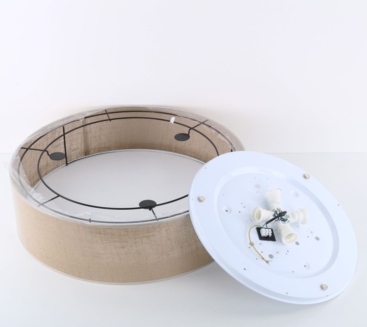 JUTA Lampa sufitowa 4  600 6584 TK Lighting Biały Juta
