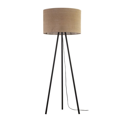 JUTA Lampa podłogowa 1 5569 TK Lighting Czarny Juta