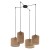 JUTA Lampa wisząca 4 6585 TK Lighting Czarny Juta