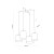 JUTA Lampa wisząca 4 6585 TK Lighting Czarny Juta