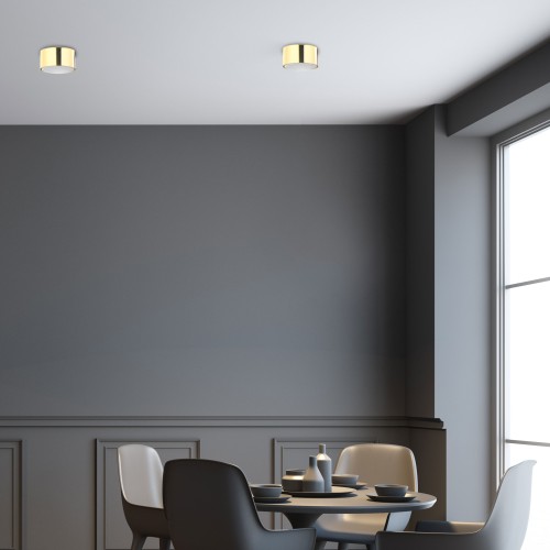 TOP GOLD Lampa sufitowa 1 GX53 6096 TK Lighting Złoty Złoty