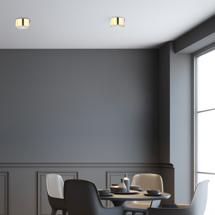 TOP GOLD Lampa sufitowa 1 GX53 6096 TK Lighting Złoty Złoty