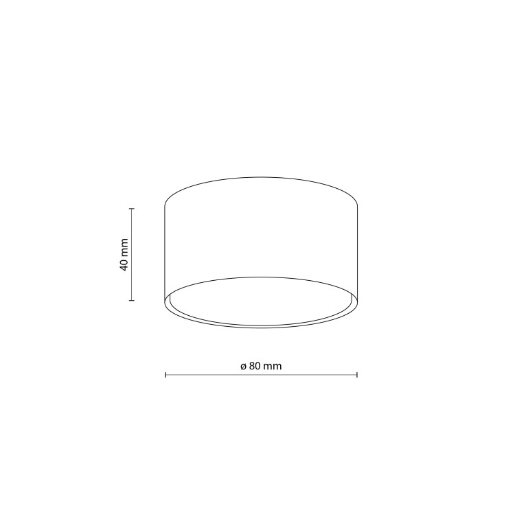 TOP GOLD Lampa sufitowa 1 GX53 6096 TK Lighting Złoty Złoty