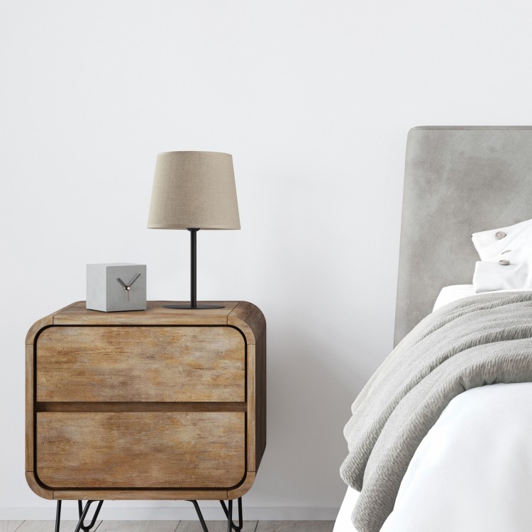 CHICAGO LINEN Lampka nocna 1 5150 TK Lighting Czarny Len