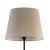 CHICAGO LINEN Lampa podłogowa 1 5151 TK Lighting Czarny Len