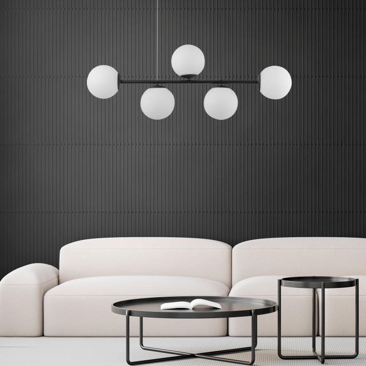 CELESTE Lampa wisząca 5 6219 TK Lighting Czarny Biały
