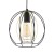 JAULA Lampa wisząca 1 6251 TK Lighting Czarny Złoty, Czarny