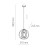JAULA Lampa wisząca 1 6251 TK Lighting Czarny Złoty, Czarny