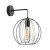 JAULA Kinkiet 1 6250 TK Lighting Czarny Złoty, Czarny