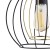 JAULA Kinkiet 1 6250 TK Lighting Czarny Złoty, Czarny